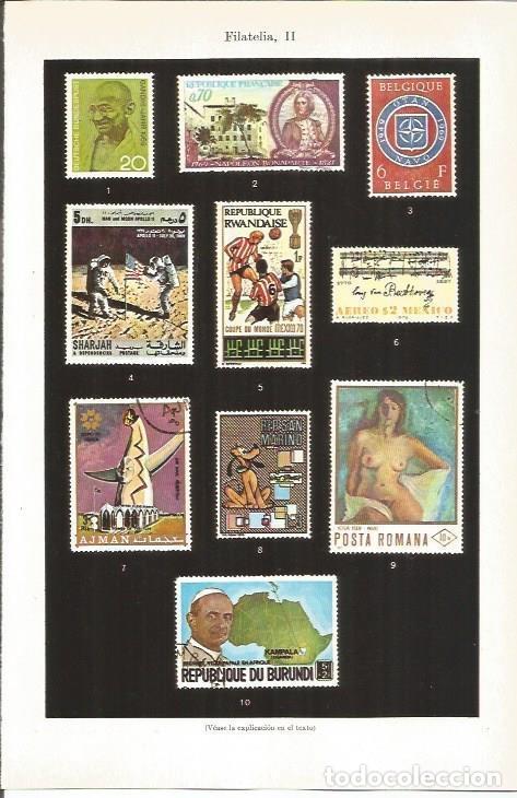 Otros art&iacute;culos de coleccionismo en papel: LAMINA ESPASA 36529: Sellos del mundo emitidos entre 1969-1970 - Varios