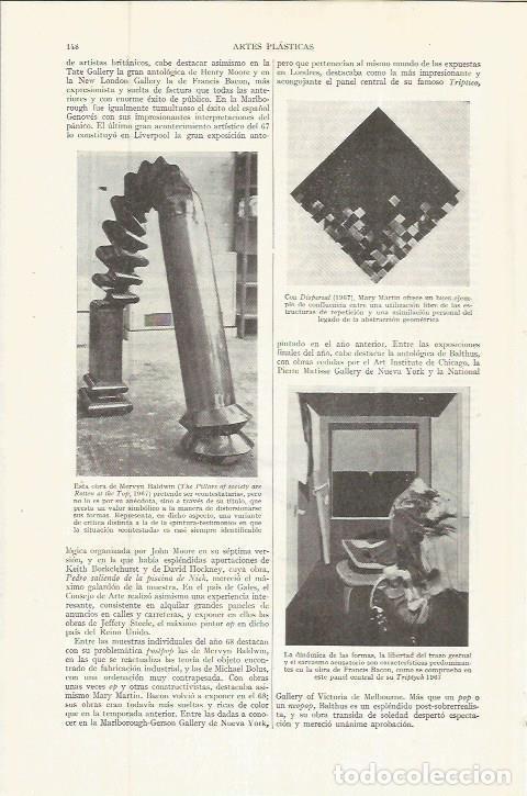Otros art&iacute;culos de coleccionismo en papel: LAMINA ESPASA 36704: Esculturas de Maervyn Baldwin - Varios