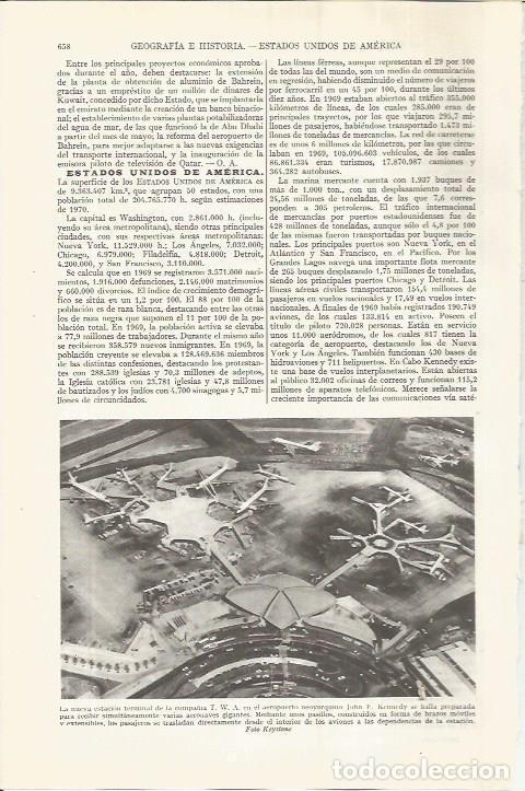 Otros art&iacute;culos de coleccionismo en papel: LAMINA ESPASA 36560: Estacion de la TWA en el aeropuerto Kennedy de Nueva York - Varios