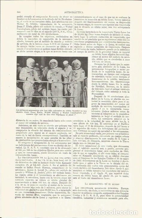 Otros art&iacute;culos de coleccionismo en papel: LAMINA ESPASA 36712: Los astronautas del Apolo 7 - Varios