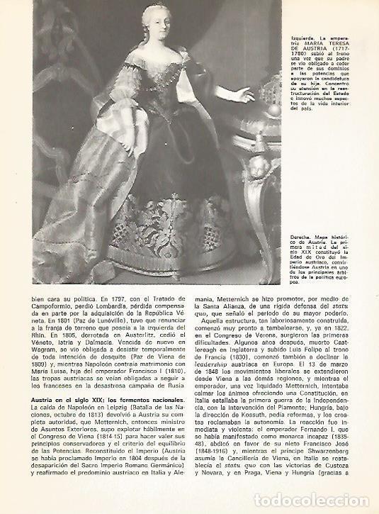 Altri oggetti di carta: LAMINA 10965: Maria Teresa de Austria - Varios