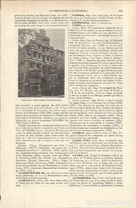 Otros art&iacute;culos de coleccionismo en papel: LAMINA ESPASA 36318: Casa antigua en Luneburger, Alemania - Varios