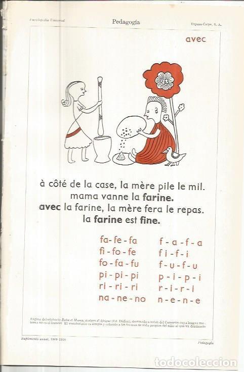 Otros art&iacute;culos de coleccionismo en papel: LAMINA ESPASA 36651: Pagina del silabario Baba et Mama, de Camerun - Varios