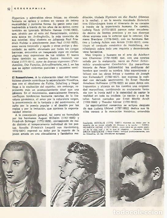 Otros art&iacute;culos de coleccionismo en papel: LAMINA 11018: Retratos de Novalis H. Heine y F. Nietzsche - Varios