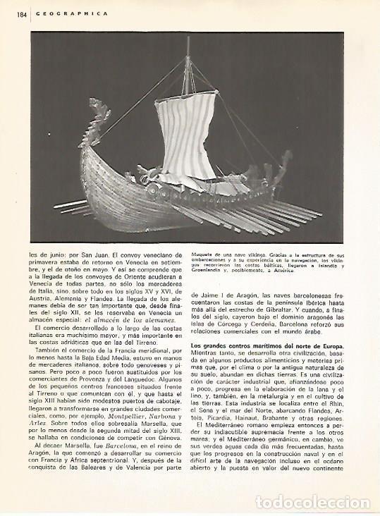 Otros art&iacute;culos de coleccionismo en papel: LAMINA 11073: Maqueta de una nave vikinga - Varios