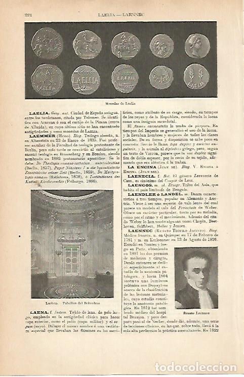 Otros art&iacute;culos de coleccionismo en papel: LAMINA ESPASA 8912: Monedas de Laelia Huelva - Varios