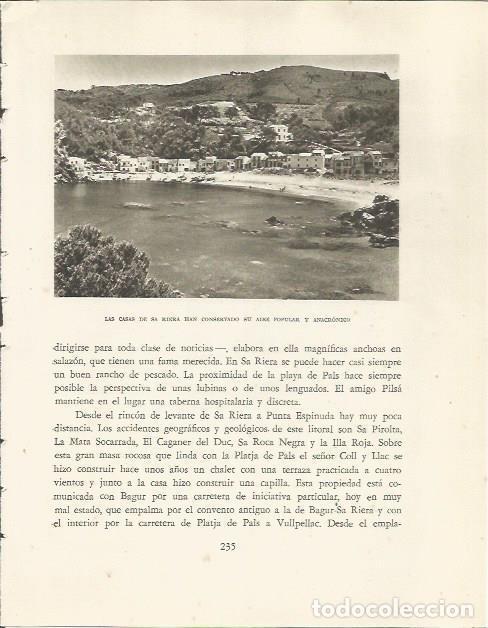 Otros art&iacute;culos de coleccionismo en papel: LAMINA 25184: Casas de Sa Riera en Begur - Josep Pla