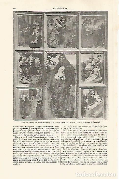 Otros art&iacute;culos de coleccionismo en papel: LAMINA ESPASA 30207: La Virgen y san Juan por Juan de Holanda - Varios