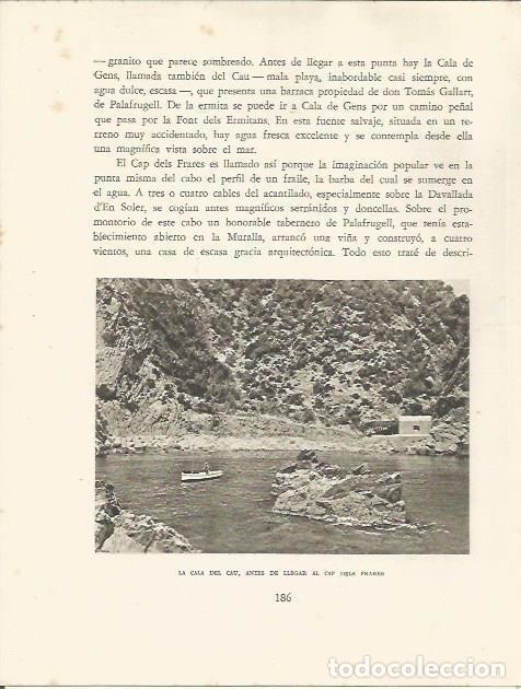 Otros art&iacute;culos de coleccionismo en papel: LAMINA 25164: Cala del Cau - Josep Pla