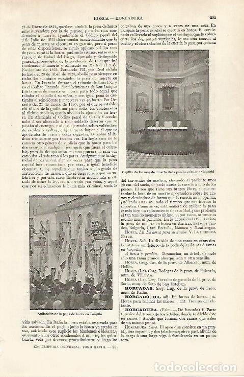 Otros art&iacute;culos de coleccionismo en papel: LAMINA ESPASA 30230: Capilla de los reos de muerte de la prision de Madrid - Varios