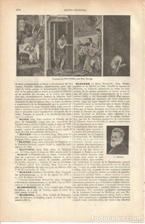 Otros art&iacute;culos de coleccionismo en papel: LAMINA ESPASA 37083: Triptico del Hijo Prodigo - Varios