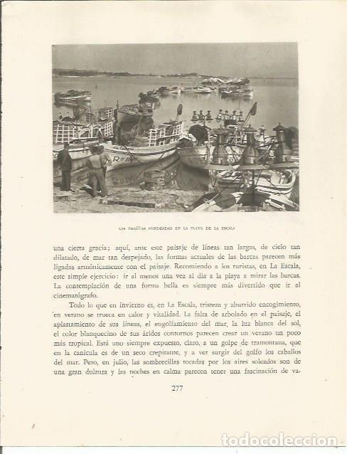 Otros art&iacute;culos de coleccionismo en papel: LAMINA 25202: Playa de L'Escala - Josep Pla