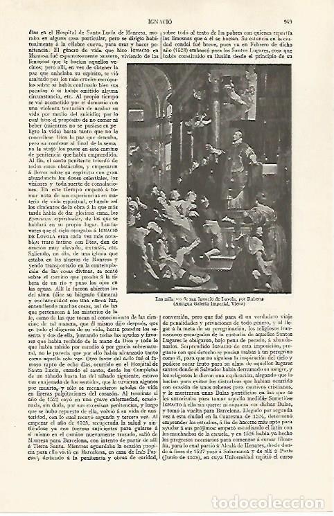 Otros art&iacute;culos de coleccionismo en papel: LAMINA ESPASA 30319: Los milagros de San Ignacio de Loyola por Rubens - Varios