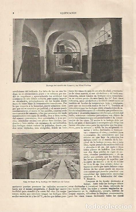 Otros art&iacute;culos de coleccionismo en papel: LAMINA ESPASA 30406: Bodega del castillo de Grancey - Varios