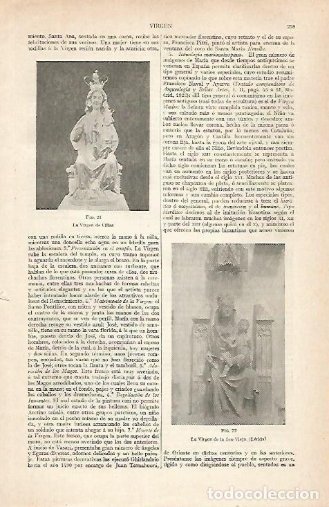 Otros art&iacute;culos de coleccionismo en papel: LAMINA ESPASA 30426: La Virgen de Cillas - Varios