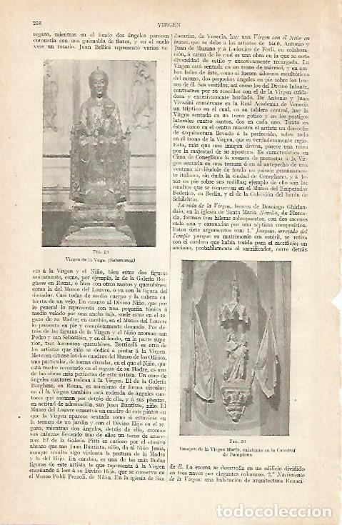 Otros art&iacute;culos de coleccionismo en papel: LAMINA ESPASA 30425: Virgen de la Vega de Salamanca - Varios