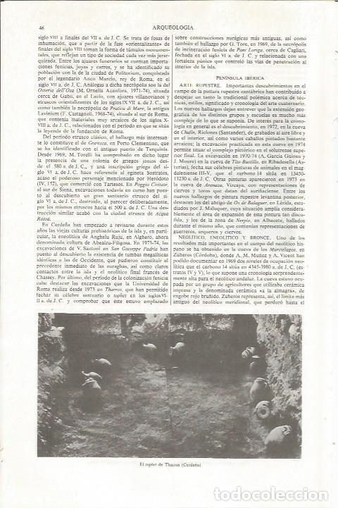 Otros art&iacute;culos de coleccionismo en papel: LAMINA ESPASA 36756: Tophet de Tharros en Cordoba - Varios