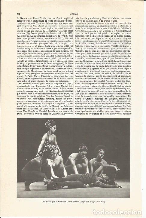 Otros art&iacute;culos de coleccionismo en papel: LAMINA ESPASA 36784: Bailarines del American Dance Theatre - Varios