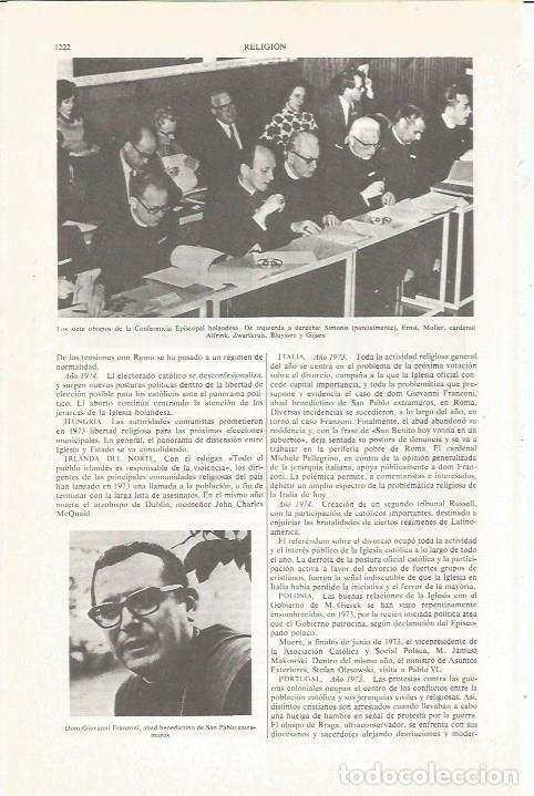 Otros art&iacute;culos de coleccionismo en papel: LAMINA ESPASA 36935: Conferencia Episcopal de Holanda - Varios