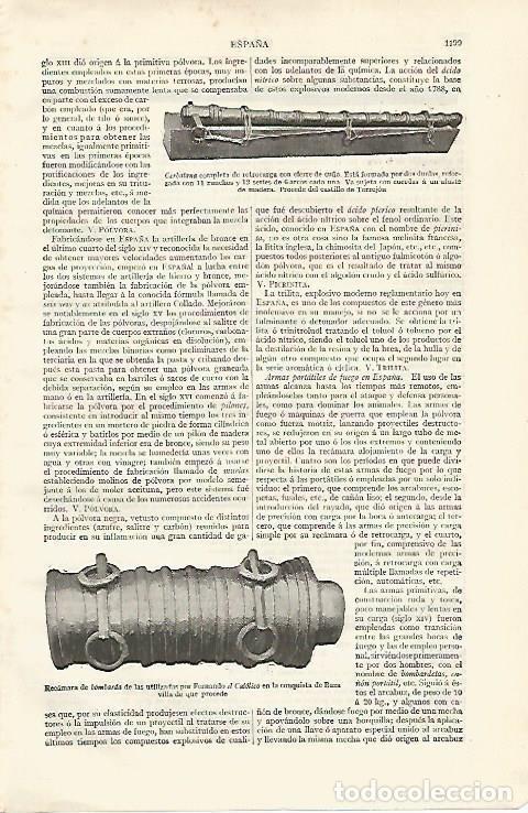 Otros art&iacute;culos de coleccionismo en papel: LAMINA ESPASA 20011: Cerbatana de retrocarga - Varios