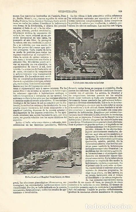 Otros art&iacute;culos de coleccionismo en papel: LAMINA ESPASA 21619: Hospital Renee-Sabran en Giens - Varios