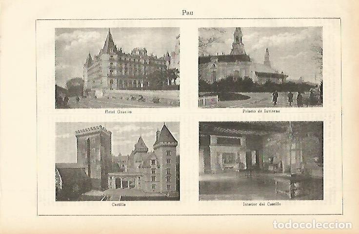 Otros art&iacute;culos de coleccionismo en papel: LAMINA ESPASA 2363: Vistas de Pau Girona - Varios Autores