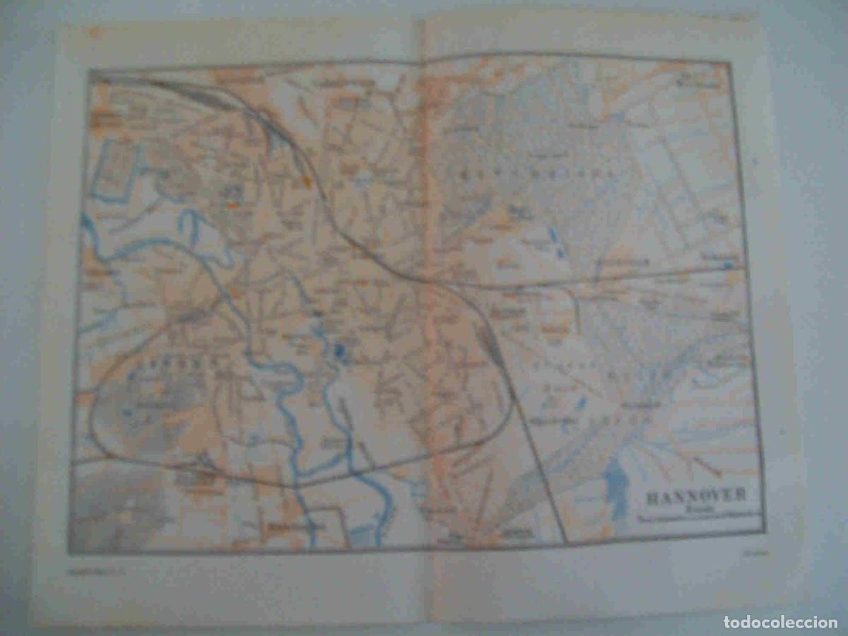 Otros art&iacute;culos de coleccionismo en papel: LAMINA ESPASA 21566: Plano de Hannover - Varios