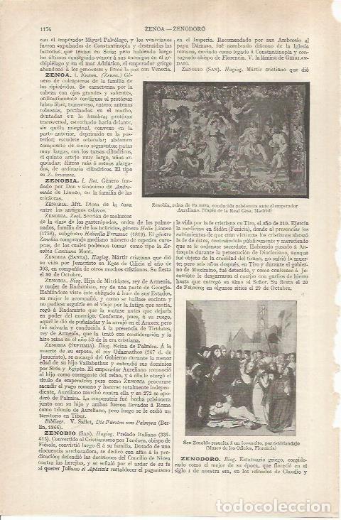 Otros art&iacute;culos de coleccionismo en papel: LAMINA ESPASA 37008: Zenobia, reina de Palmira, tapiz de la Casa Real de Espa&ntilde;a - Varios