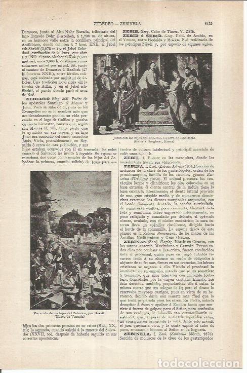 Otros art&iacute;culos de coleccionismo en papel: LAMINA ESPASA 37004: Jesus con los hijos del Zebedeo, por Bonifacio - Varios