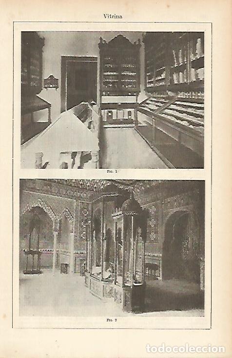 Otros art&iacute;culos de coleccionismo en papel: LAMINA ESPASA 4138: Vitrinas - Varios Autores