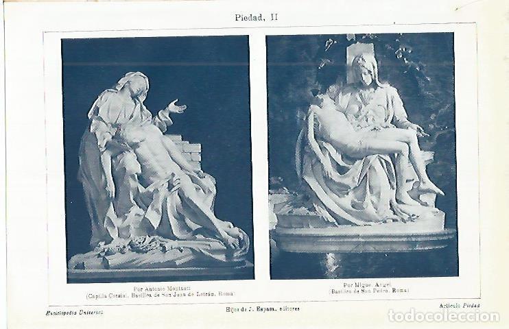 Otros art&iacute;culos de coleccionismo en papel: LAMINA DE ESPASA 408: Miguel Angel Piedad y Montauti Piedad - Varios autores