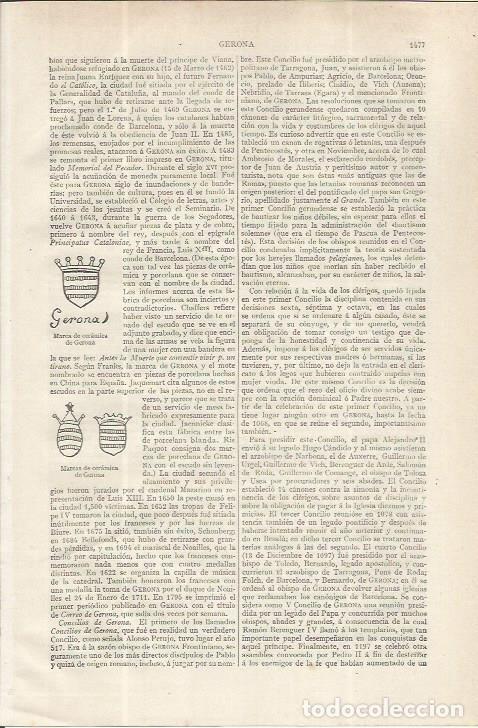 Otros art&iacute;culos de coleccionismo en papel: LAMINA ESPASA 37654: Marcas de ceramica de Girona - Varios