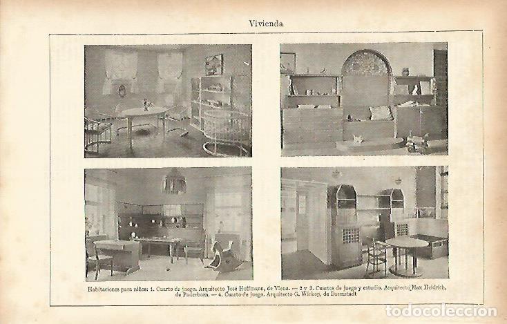 Otros art&iacute;culos de coleccionismo en papel: LAMINA ESPASA 4154: Ejemplos de habitaciones para ni&ntilde;os - Varios Autores