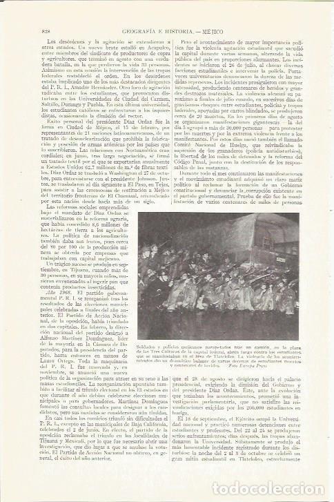 Otros art&iacute;culos de coleccionismo en papel: LAMINA ESPASA 37302: Soldados y policias de Mexico - Varios