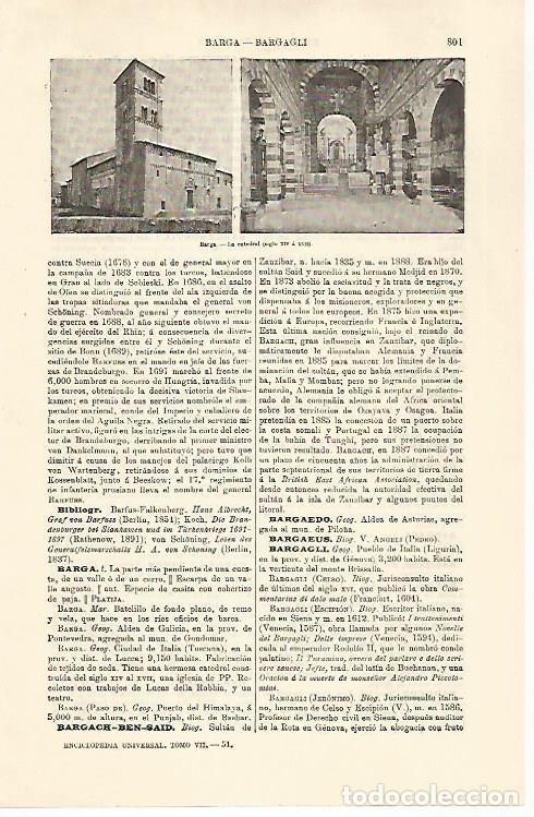 Otros art&iacute;culos de coleccionismo en papel: LAMINA ESPASA 30831: Catedral de Barga Italia - Varios