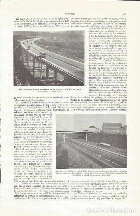 Otros art&iacute;culos de coleccionismo en papel: LAMINA ESPASA 37378: Viaducto en la autopista del Sol - Varios