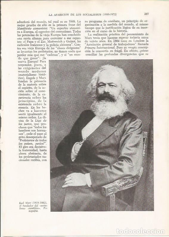 Otros art&iacute;culos de coleccionismo en papel: LAMINA 26146: Karl Marx - VVAA