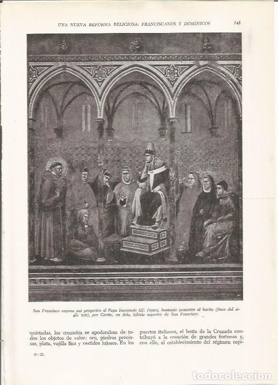 Otros art&iacute;culos de coleccionismo en papel: LAMINA 25904: San Francisco ante el Papa Inocencio III - VVAA