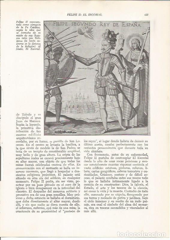 Otros art&iacute;culos de coleccionismo en papel: LAMINA 26010: Felipe II como campeon de la fe catolica - VVAA