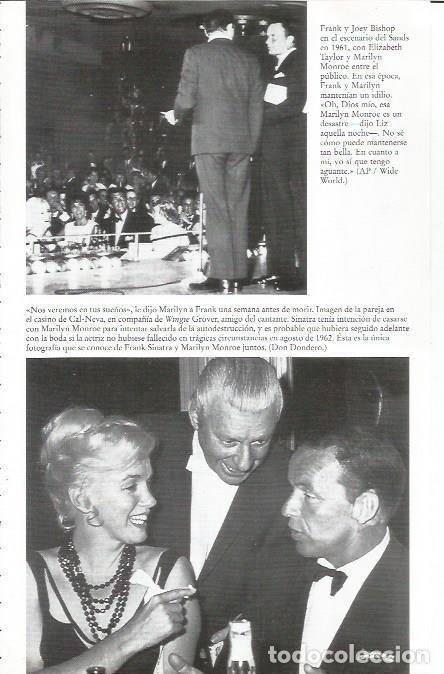 Otros art&iacute;culos de coleccionismo en papel: LAMINA 26329: Sinatra y Joey Bishop y con Marilyn Monroe - J. Randy Taraborrrelli