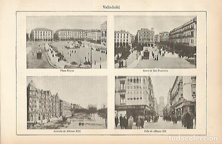 Otros art&iacute;culos de coleccionismo en papel: LAMINA ESPASA 4801: Calles de Valladolid - Varios Autores