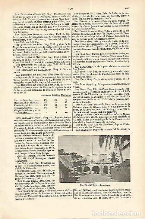 Otros art&iacute;culos de coleccionismo en papel: LAMINA ESPASA 18267: Aduana en San Blas Mexico - Varios