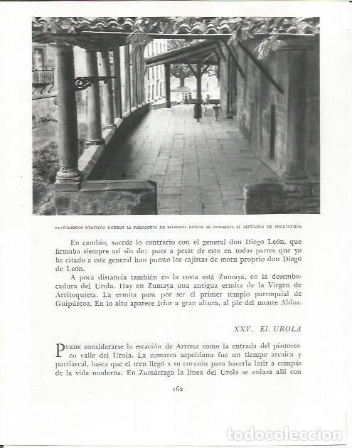 Otros art&iacute;culos de coleccionismo en papel: LAMINA 26556: Porticos de la parroquia de Elorrio - Pio Baroja