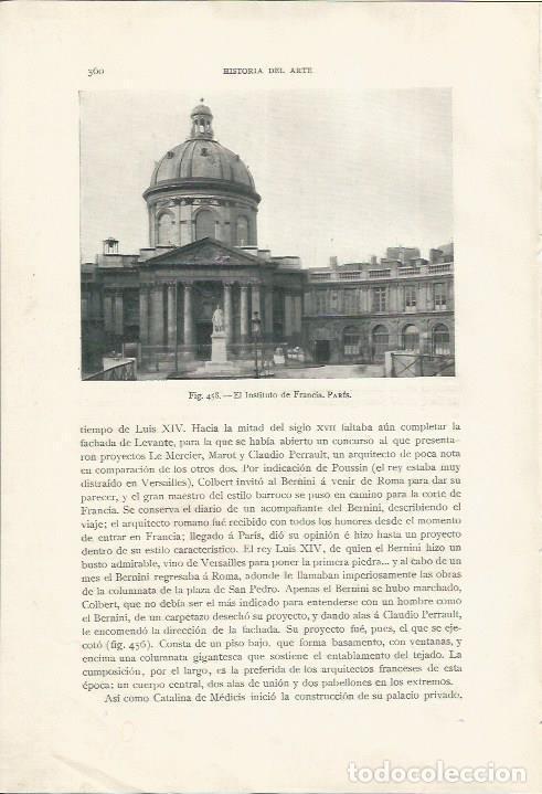 Paper Collecting Others: LAMINA 26906: El Insituto de Francia en Paris - J. Pijoan