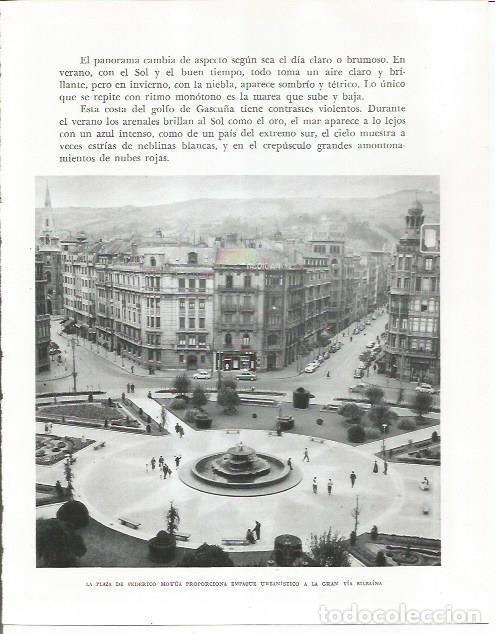 Otros art&iacute;culos de coleccionismo en papel: LAMINA 26577: Plaza de Federico Moyua en Bilbao - Pio Baroja