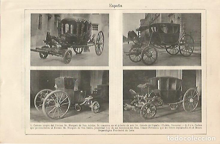 Otros art&iacute;culos de coleccionismo en papel: LAMINA ESPASA 10364: Carruajes de nobles espa&ntilde;oles - Varios