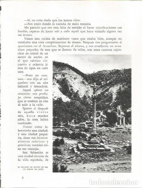 Otros art&iacute;culos de coleccionismo en papel: LAMINA 26530: Crucero de Iranzu - Pio Baroja