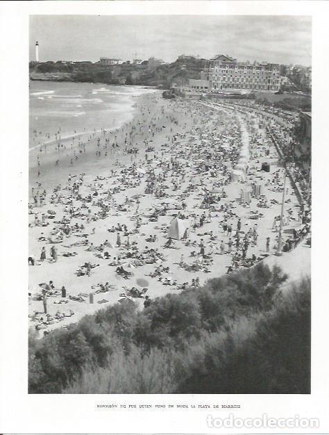 Otros art&iacute;culos de coleccionismo en papel: LAMINA 26682: Playa de Biarritz - Pio Baroja