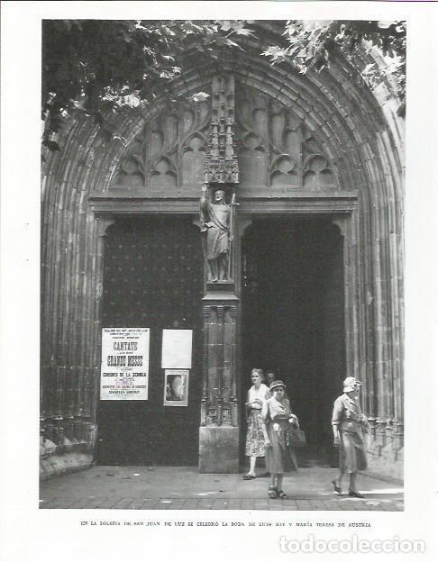 Otros art&iacute;culos de coleccionismo en papel: LAMINA 26661: Iglesia de San Juan de la Luz - Pio Baroja