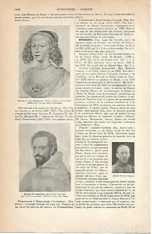 Otros art&iacute;culos de coleccionismo en papel: LAMINA ESPASA 3169: Retratos pintados por Daniel y Pedro Dumondtier - Varios Autores
